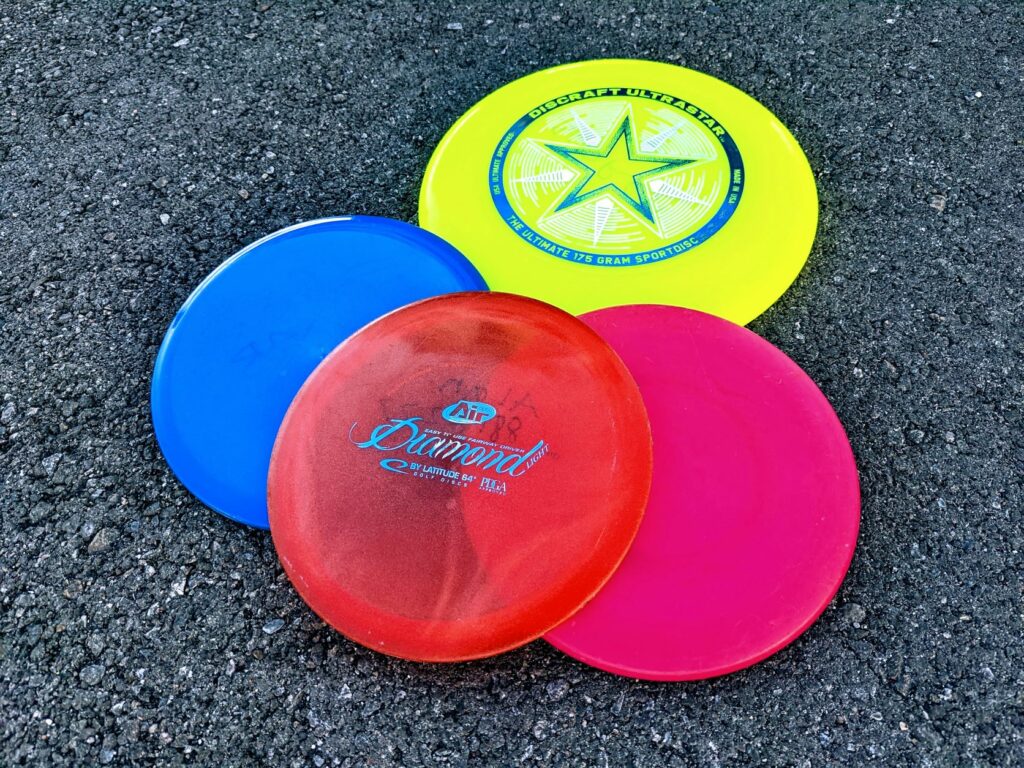 Ultimate Frisbee and Disc Golf Discs