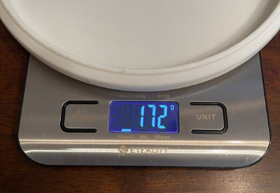 weight of disc golf discs